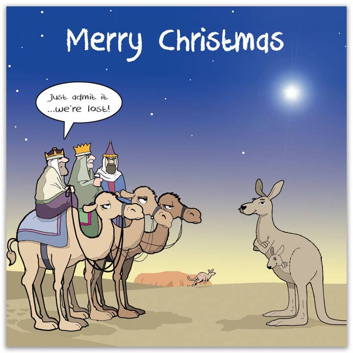 Twizler Ltd - Wholesale Christmas card - Admit It Were Lost! - Funny Christmas Card1