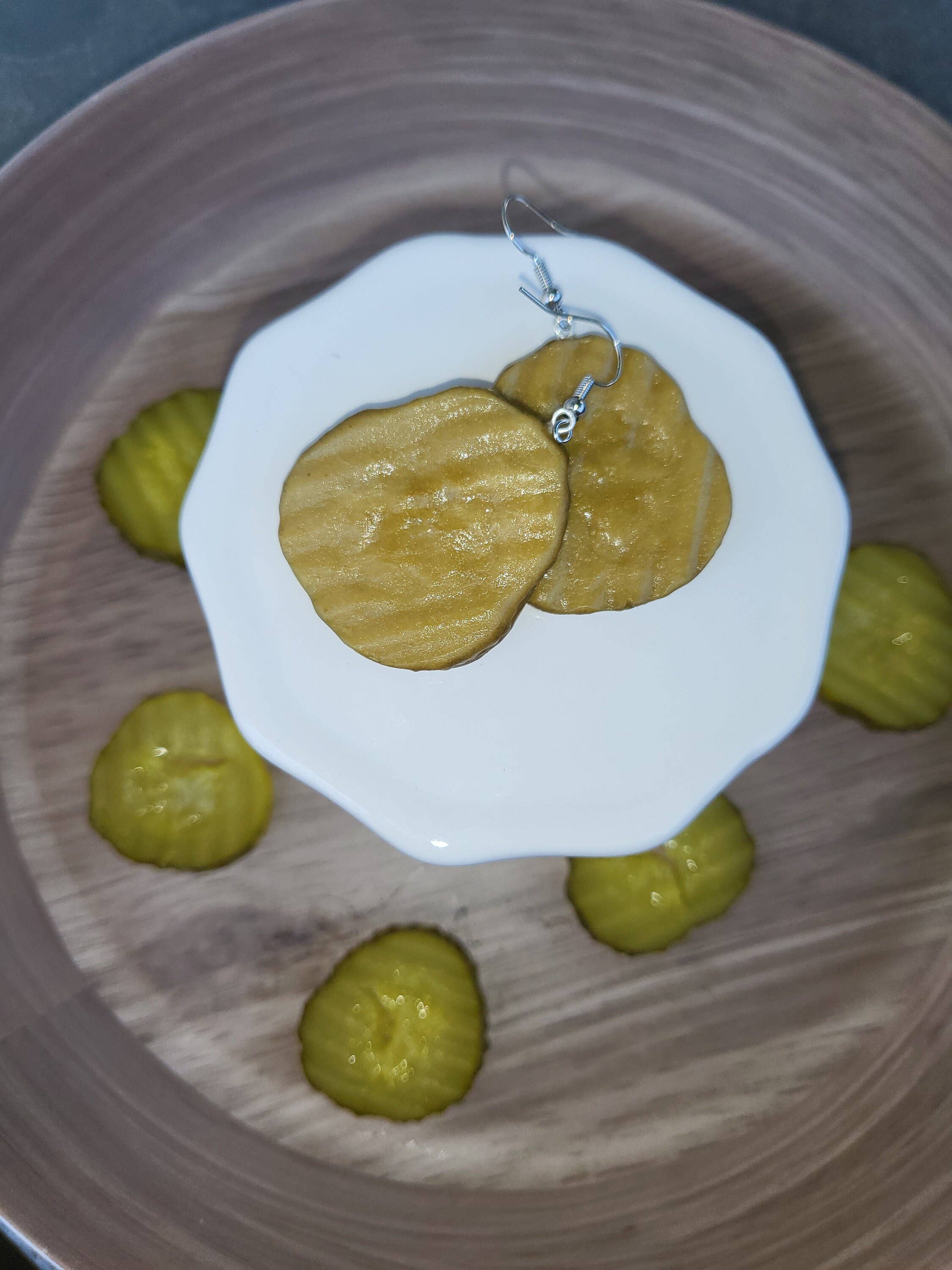 REMOVED BRAND - Wholesale Dangle Earrings - Pickle Earrings, Dill Pickle Earrings, BBQ Earrings2