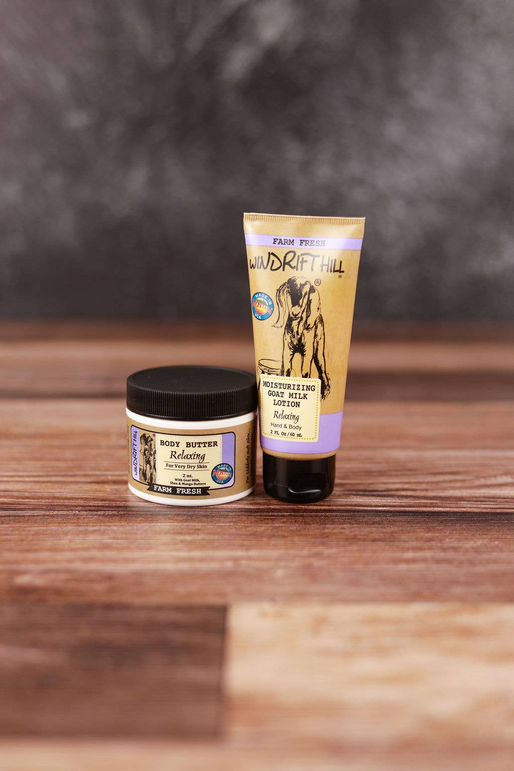 Windrift Hill Goat Milk Skincare - Vendita all'ingrosso Lozioni per mani e corpo - Lozione lenitiva al latte di capra - tubo | confezione da 67