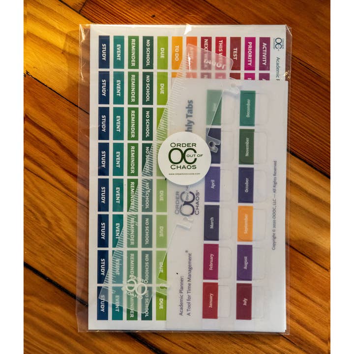 Academic Planner Accessories Pack for wholesale by Order Out of Chaos Planners