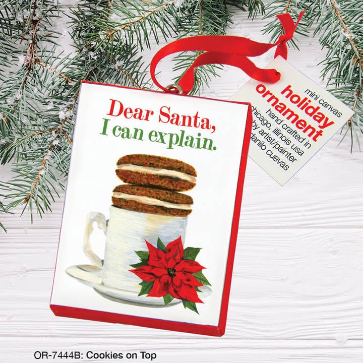 Cookies on Top, Ornament (OR-7444B) for wholesale by Printed Canvas