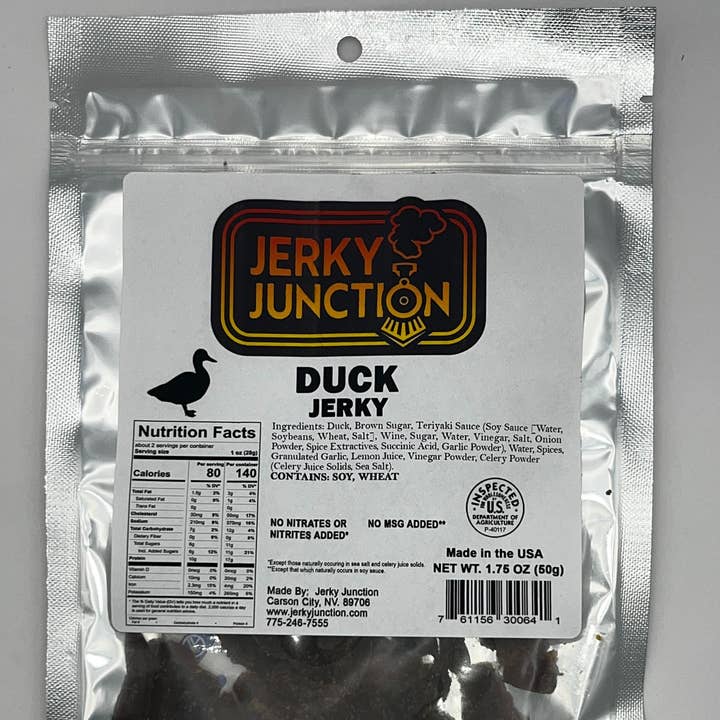 Long Beach Exotic Jerky - Wholesale Jerky - Duck Jerky by Jerky Junction1