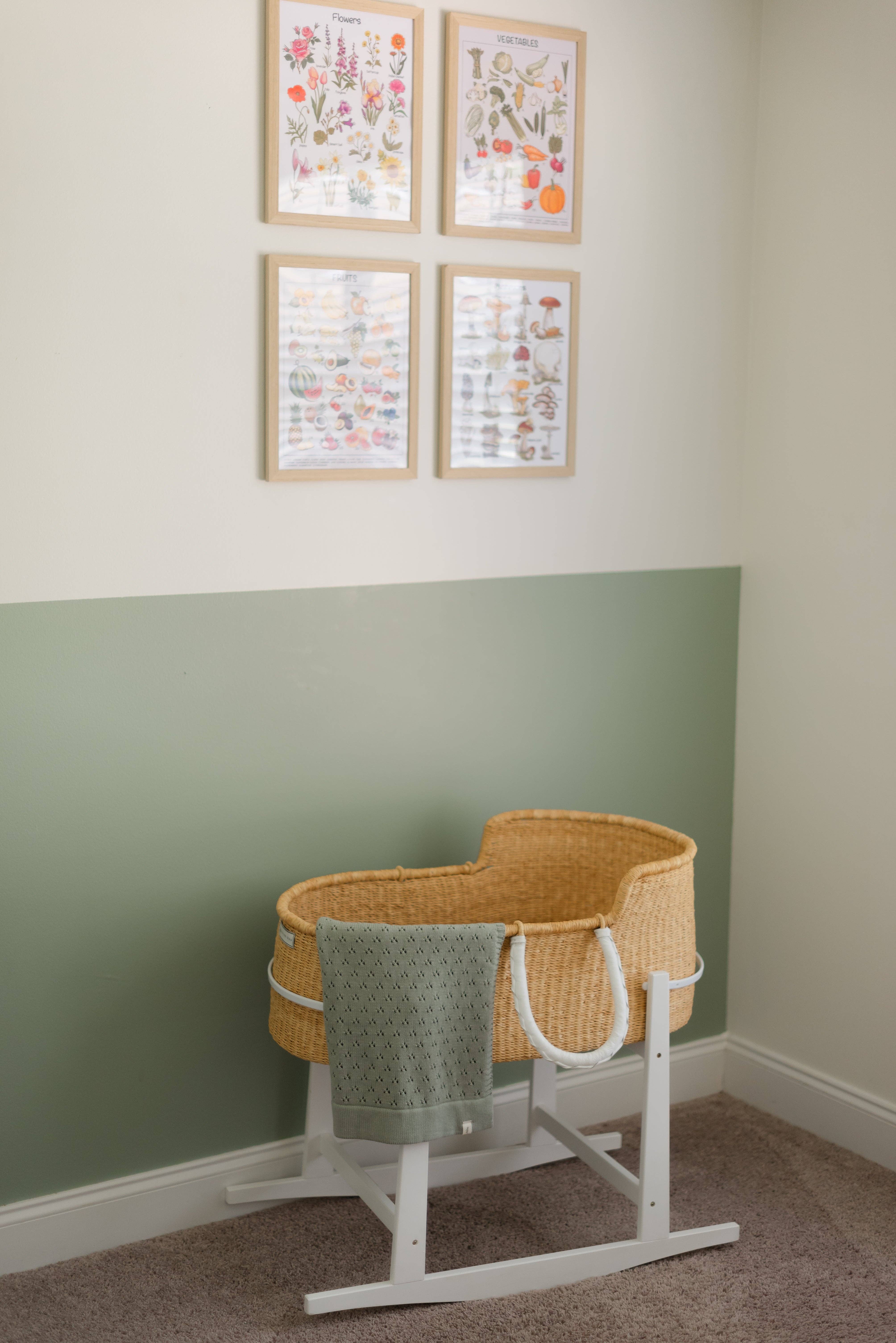 Little Mae and Co - Wholesale Bedding Blanket - Kids & Baby - Mint Pointelle Knit Blanket4