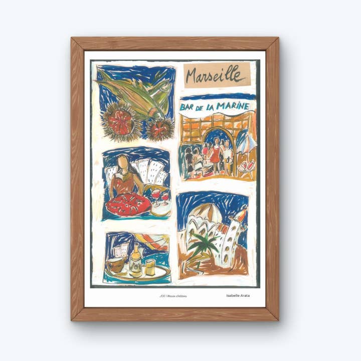 JOG | Maison d’éditions - Wholesale Art Print - Poster - Multiple Marseilles - Isabelle Arata3