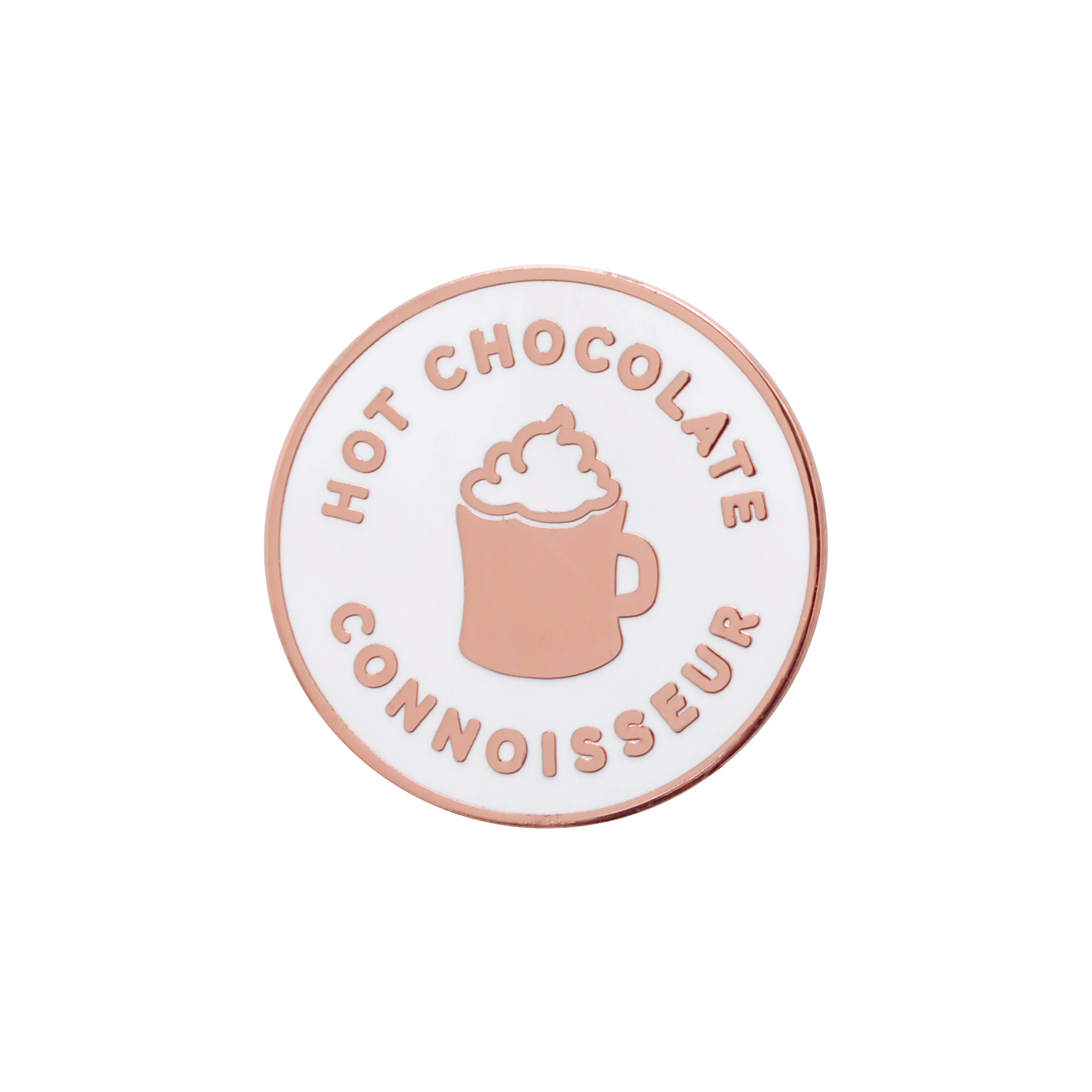 Alphabet Bags – wholesale Lapel pin/button – Hot Chocolate Connoisseur - Enamel Pin4