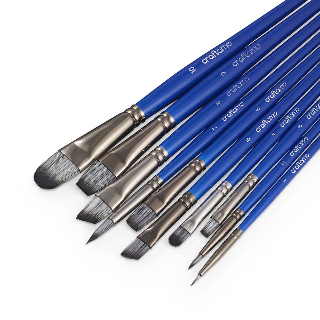 Craftamo – wholesale Paint/wax brush – Elements Collection Brushes - Water (Craftamo Paint Brushes)2