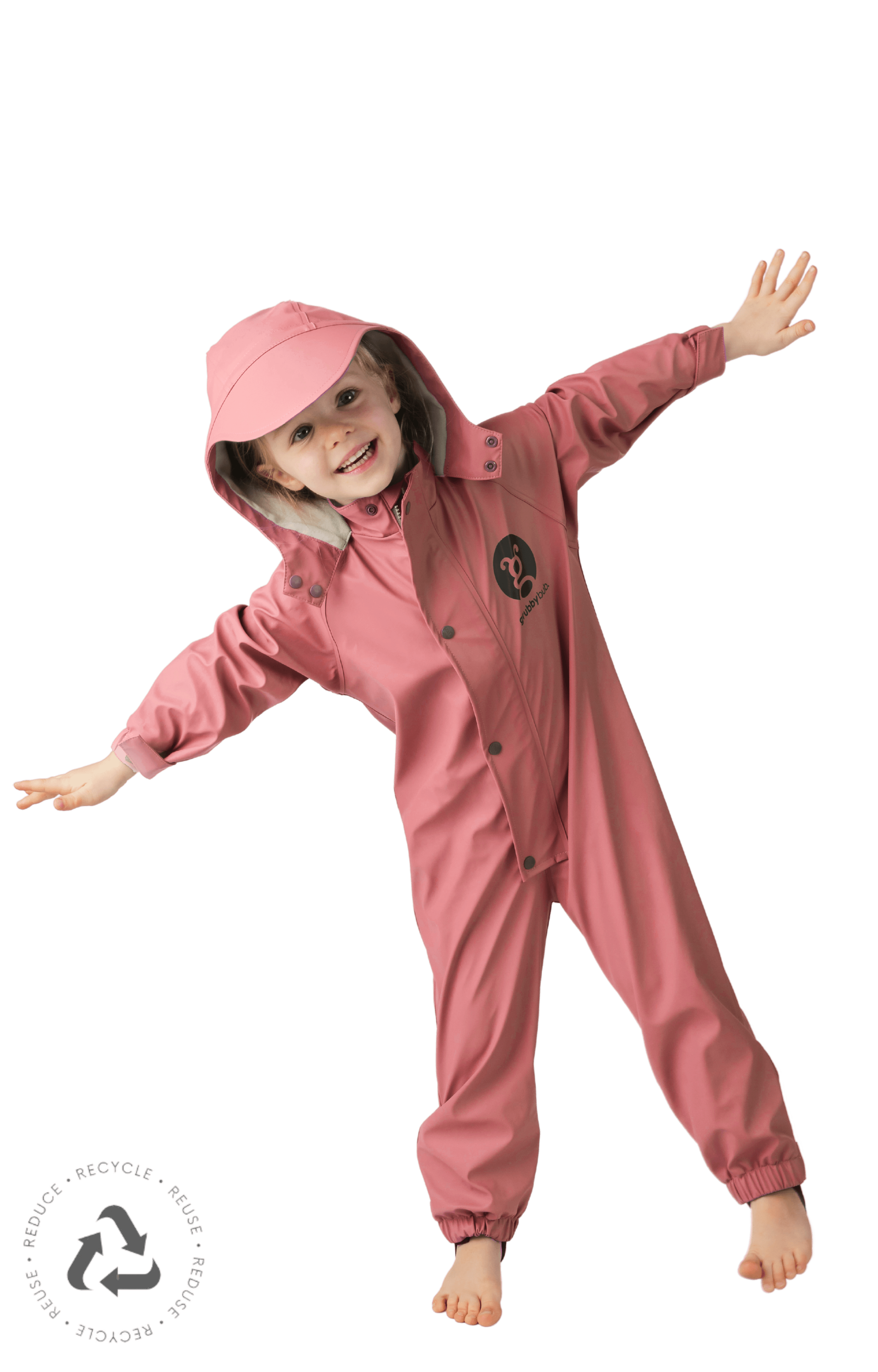 Grubbybub – wholesale Raincoat – Kids – Puddle Suit3