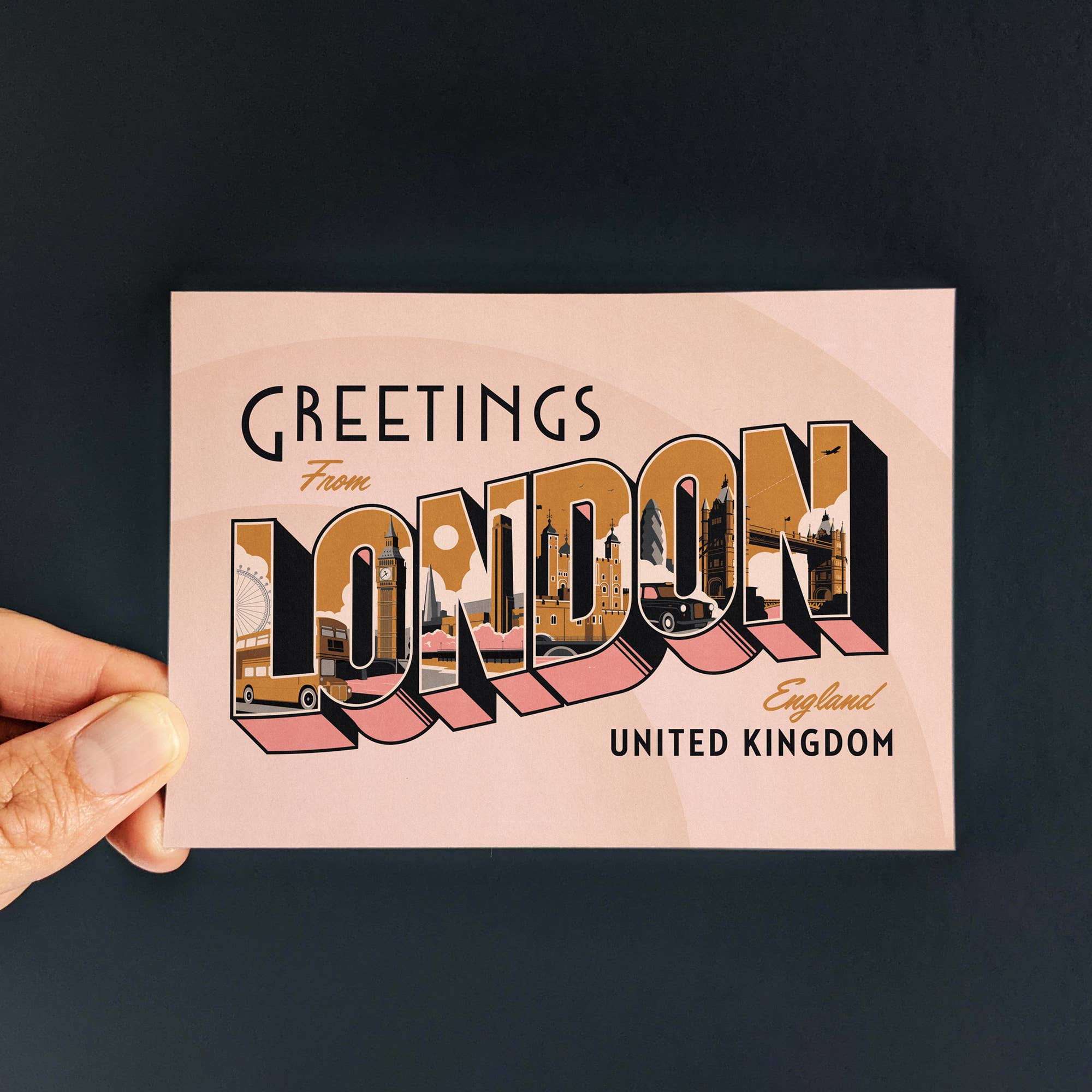 Telegramme Paper Co. - Wholesale Ansichtkaart - Groeten uit Londen - Ansichtkaart1