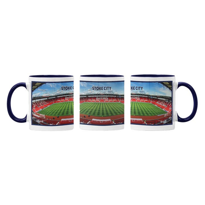 Stoke City Heritage Mug – Stoke on Trent Football Fan Gift for wholesale by SmartyPants