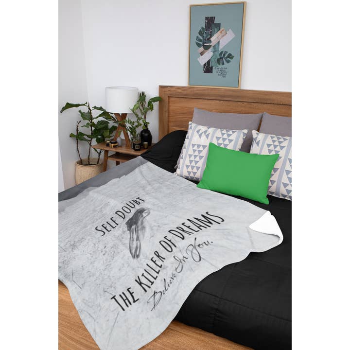 Skull Blanket, Soft Plush Blanket, Cozy Blanket, Free Shipping, Soft Throw Blanket, Gothic Blanket, Gothic Throw, Soft Throw Blanket, Gift for wholesale by Ambiguous Designs