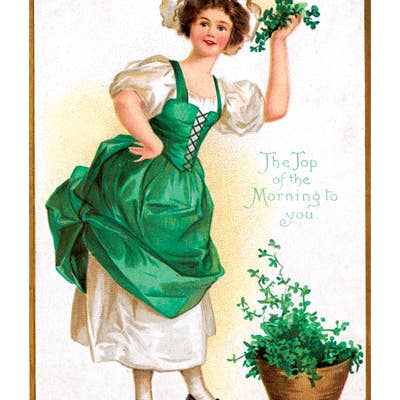 The Top of the Morning to You - St. Patrick's Day Card for wholesale by Laughing Elephant