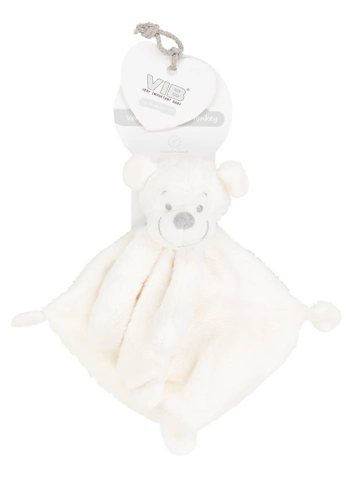 Macaco de brinquedo de pelúcia branco por atacado de Very Important Baby®