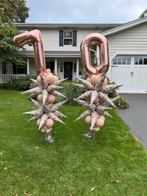 Burst Party Co – wholesale Ballong – Blommönstrad Stjärnballong 40"1