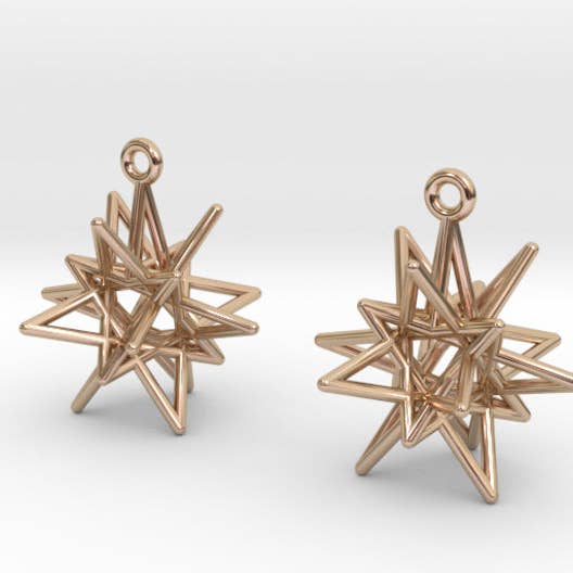 Hanusa Design - Wholesale Dangle Earrings - Starry Knight Earrings (Metal)2