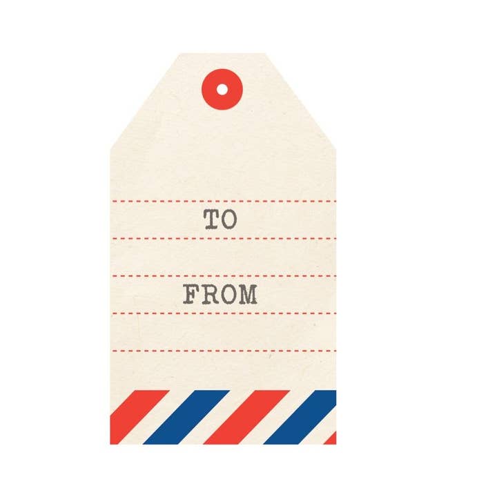 Airmail Hang Tag - 8 Pack for wholesale by THE FOUND