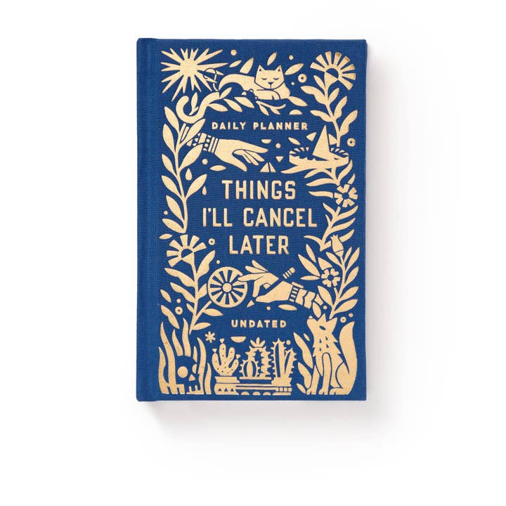 Chronicle Books - Wholesale Planner - Brass Monkey Things I'll Cancel Later Undated Mini Planner