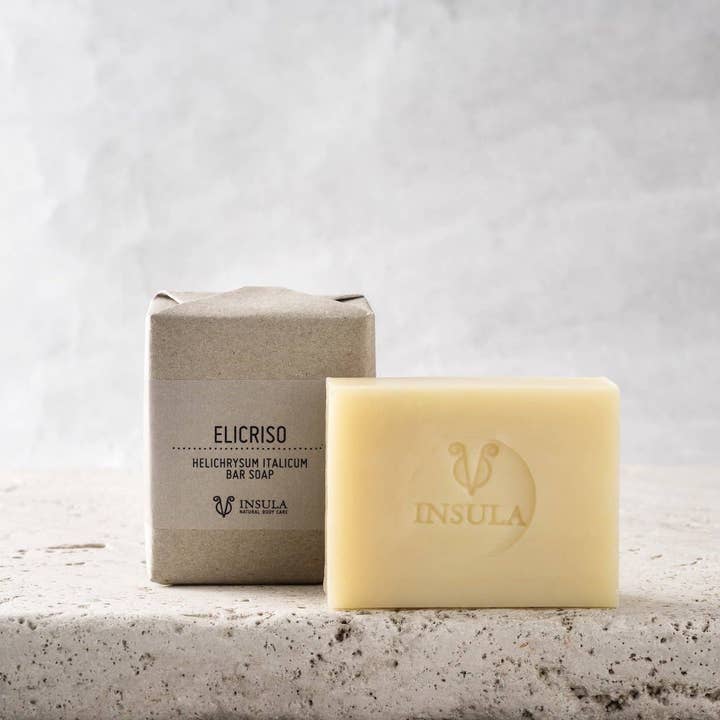 Insula - Natural Body Care - Wholesale Bar Soap - Helichrysum - helichrysum soap0