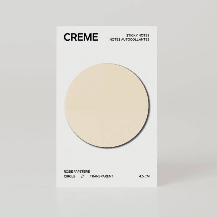 Rosie Papeterie - Wholesale Sticky Notes - Circle Transparent Sticky Notes3