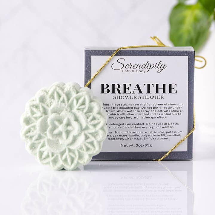 Eucalyptus Shower Steamer for wholesale by Serendipity Bath & Body