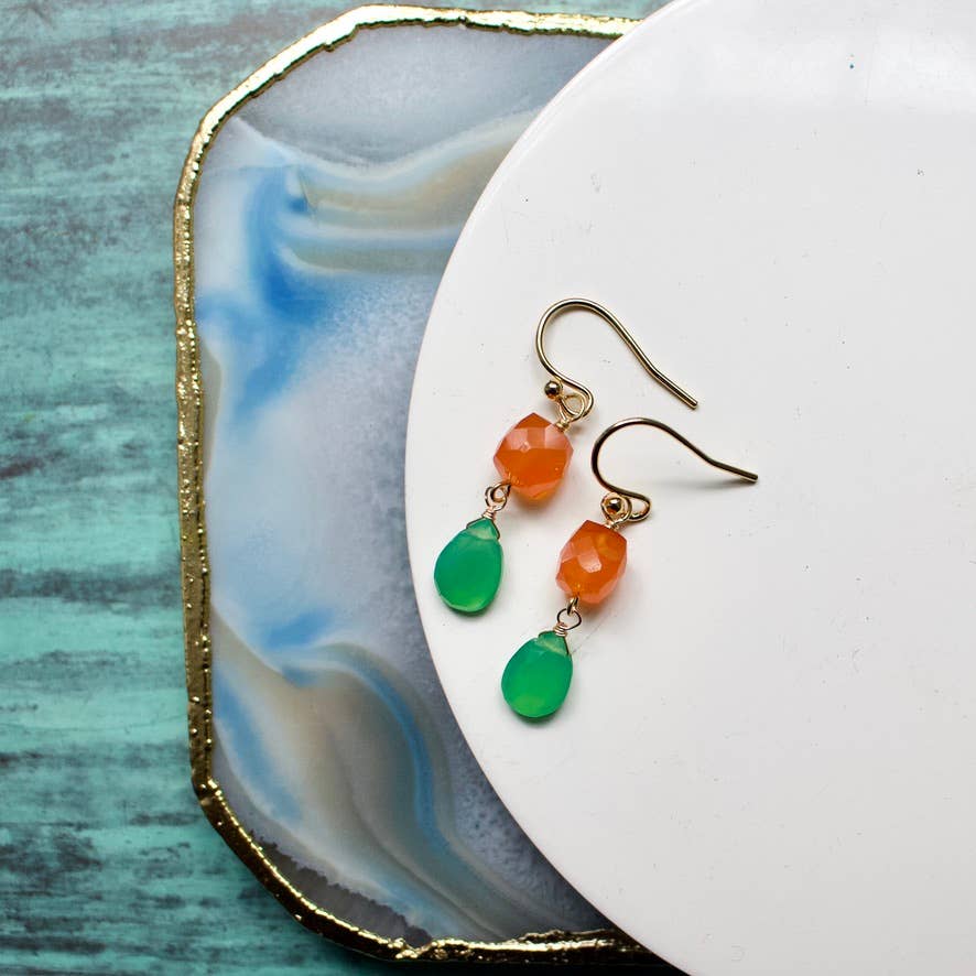 a.v. max - Wholesale Dangle Earrings - Perfect Semi-Precious Earring|Gold Vermeille|Sterling Silver24