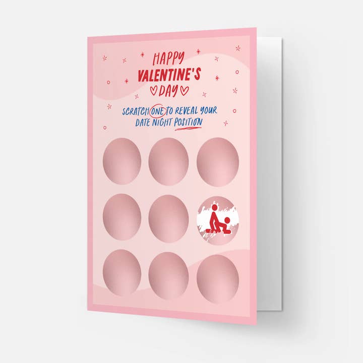 Kaart Blanche - Wholesale Valentine's Day card - V-day positions Valentines day greeting card3