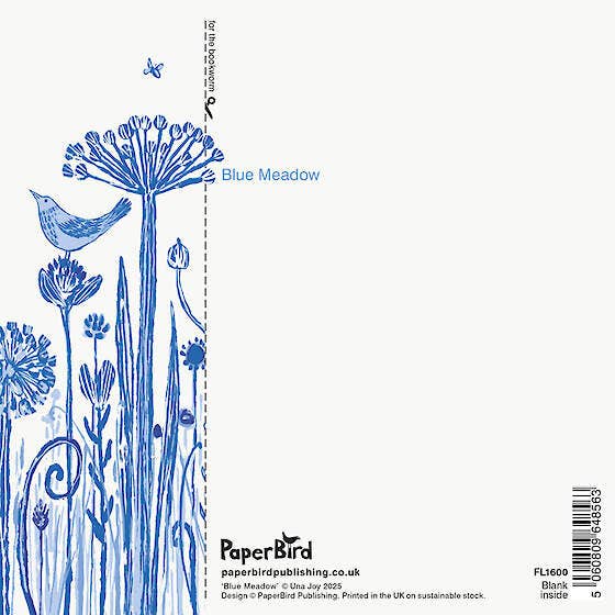 Paper Bird Publishing – wholesale Everyday greeting card – Blue Meadow1