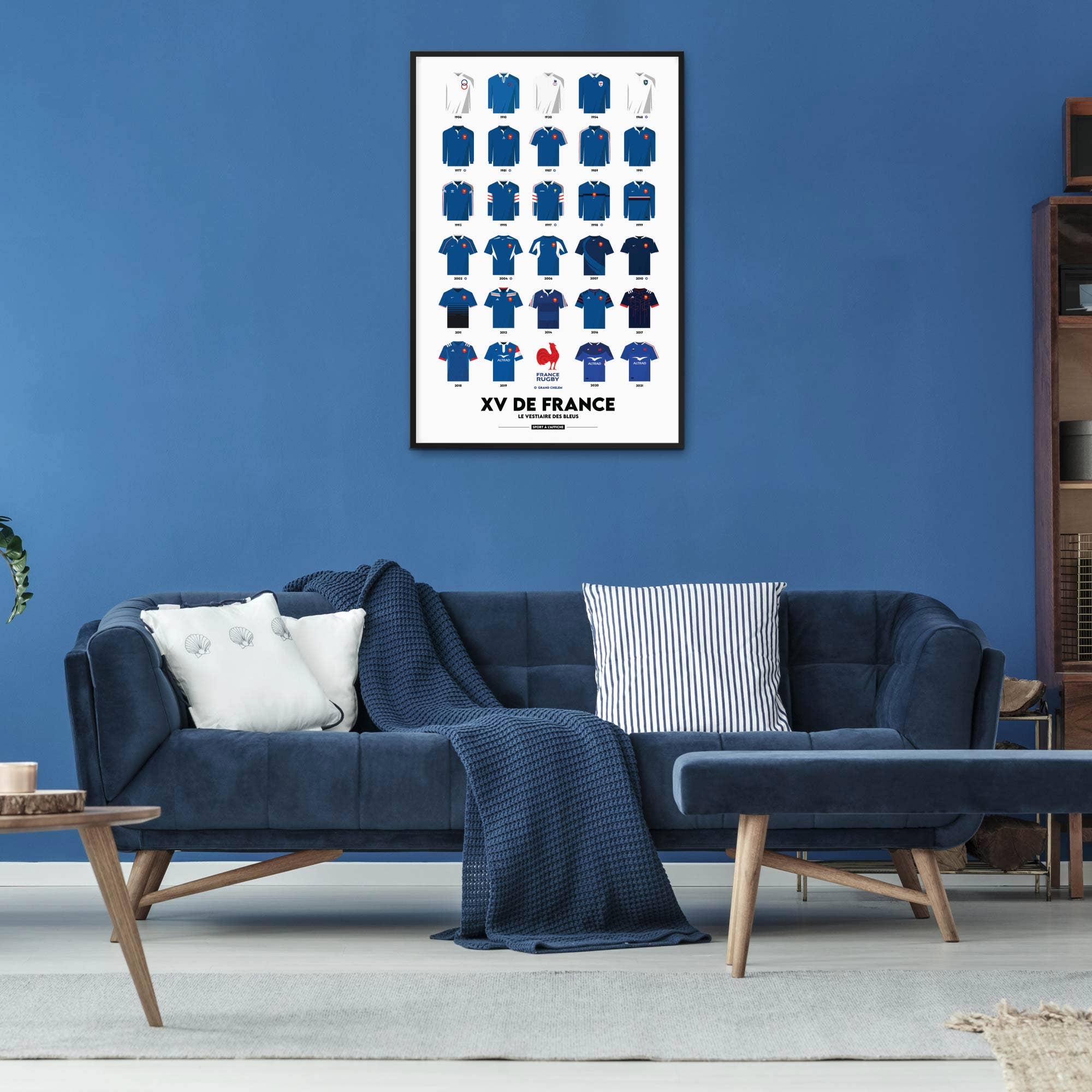 Sport à l'Affiche - Wholesale Poster - RUGBY | France XV | Historic Jerseys | The Locker Room of1