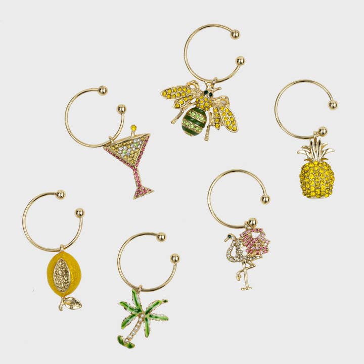 Joanna Buchanan - Wholesale Wine Charm - Tropical wine charms