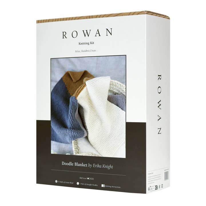 Doodle Blanket - ROWAN - Knitting Kit for wholesale by The DMC Group