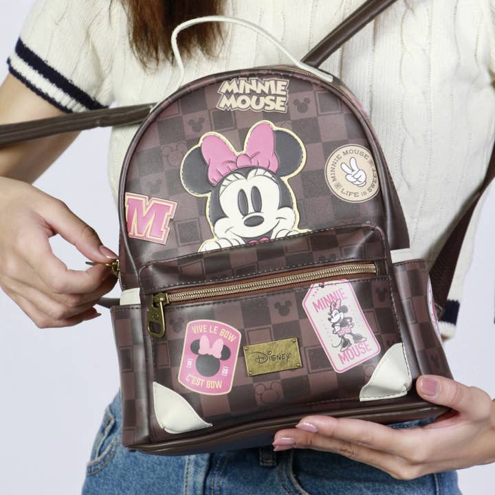 KARACTERMANIA – Engroshandel Rygsæk - Unisex – Disney Minnie Mouse Rejse-Rygsæk Heady