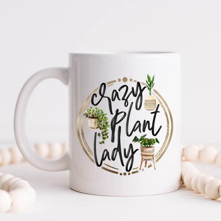 Crazy Plant Lady Coffee Mug for wholesale by Hm Mugs