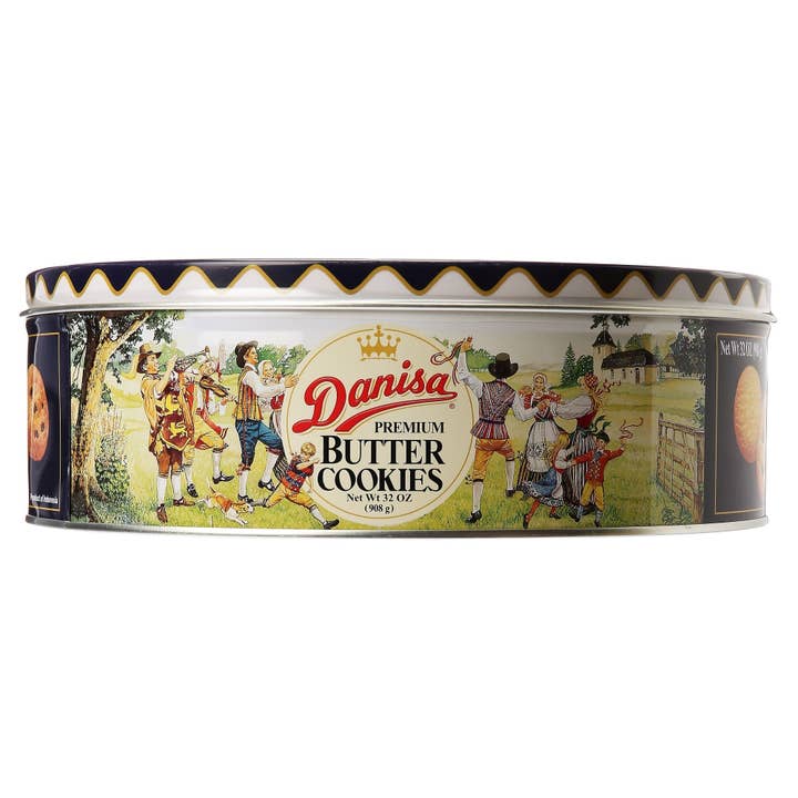 Danisa Premium Butter Cookies– 6 Tins/Case, 2 Lbs(908g) for wholesale by Takari International, Inc.