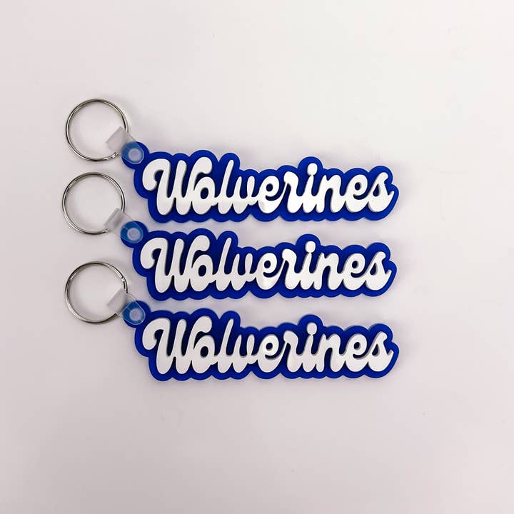 Mud & Honey - Wholesale Keychain - Unisex - CUSTOM School Spirit Acrylic Keychain5
