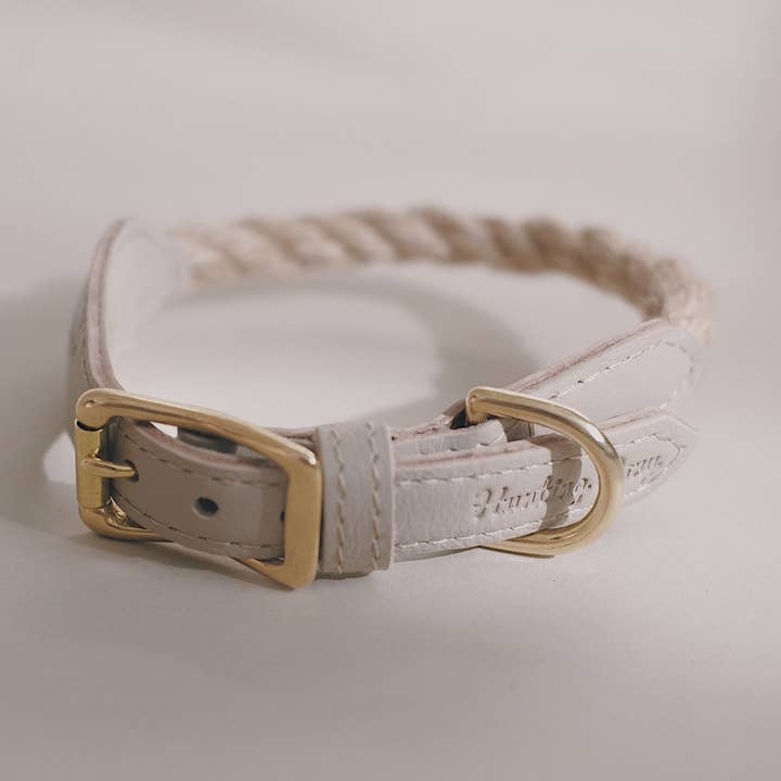 Dog collar country Pony beige for wholesale by Hunting Pony
