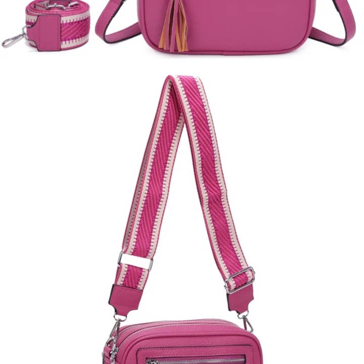 Ellas Trading – wholesale Crossbody bag – Women's – Urban Charm Tassel Ample Crossbody Bag - RB24080218