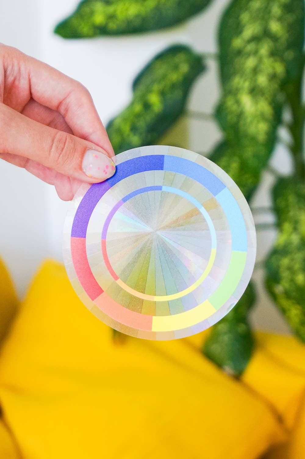 Creative Goodie - Wholesale Sticker - Color wheel suncatcher sticker, Rainbow window decal3