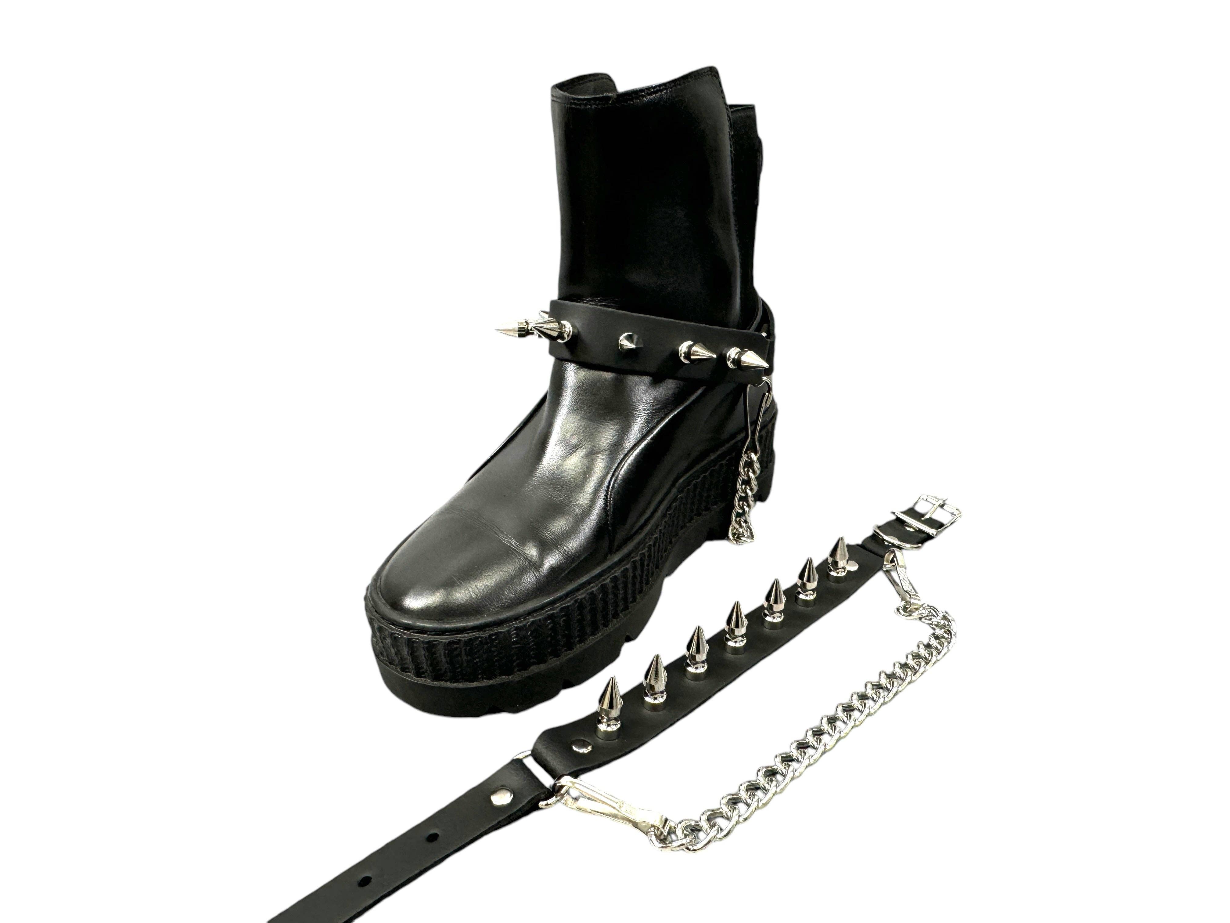 Funk Plus - Vente Accessoire pour chaussures - SANGLE DE BOTTE À CRAMPONS DE 1 PO À UNE RANGÉE BS12618