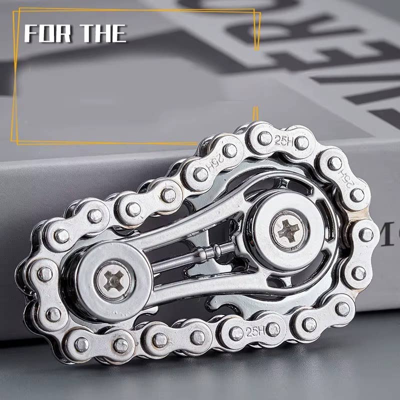 VIGOR - Wholesale Fidget Toy - Kids - Chain Fidget Spinner Metal Toy With Gear Chain Teeth Fly6