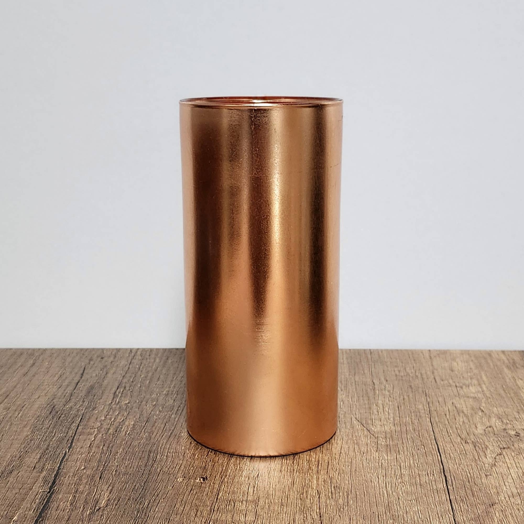 RED POMEGRANATE COLLECTION - Vendita all'ingrosso Vasi - Vaso da tavolo cilindrico in vetro dorato da 17,8 cm9