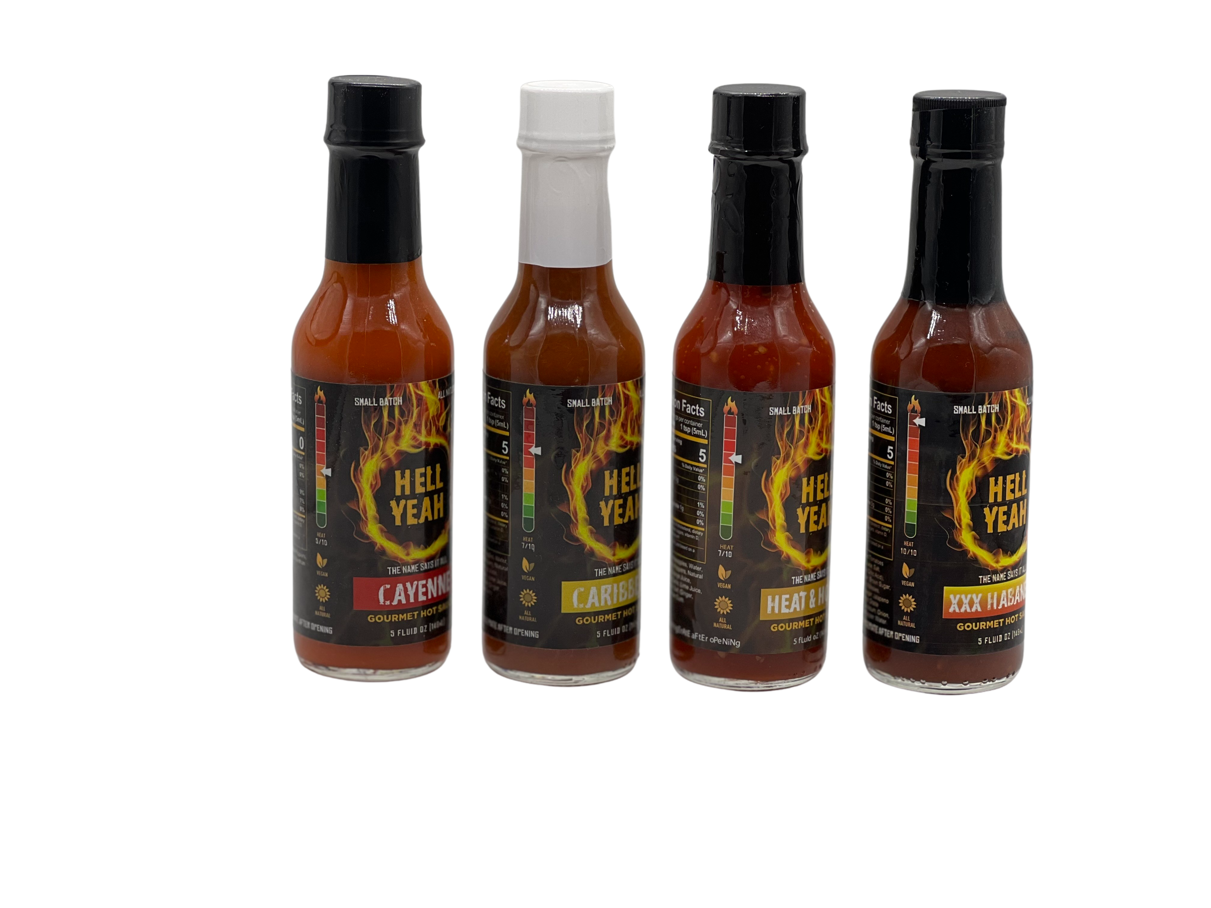 Hell Yeah Hot Sauce - Wholesale Hot Sauce - Hell Yeah - Multi-Flavor Case - Gourmet Hot Sauce1