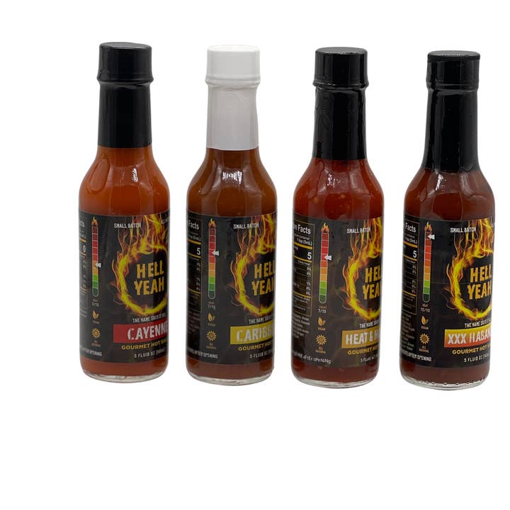 Hell Yeah Hot Sauce - Wholesale Hot Sauce - Hell Yeah - Multi-Flavor Case - Gourmet Hot Sauce1