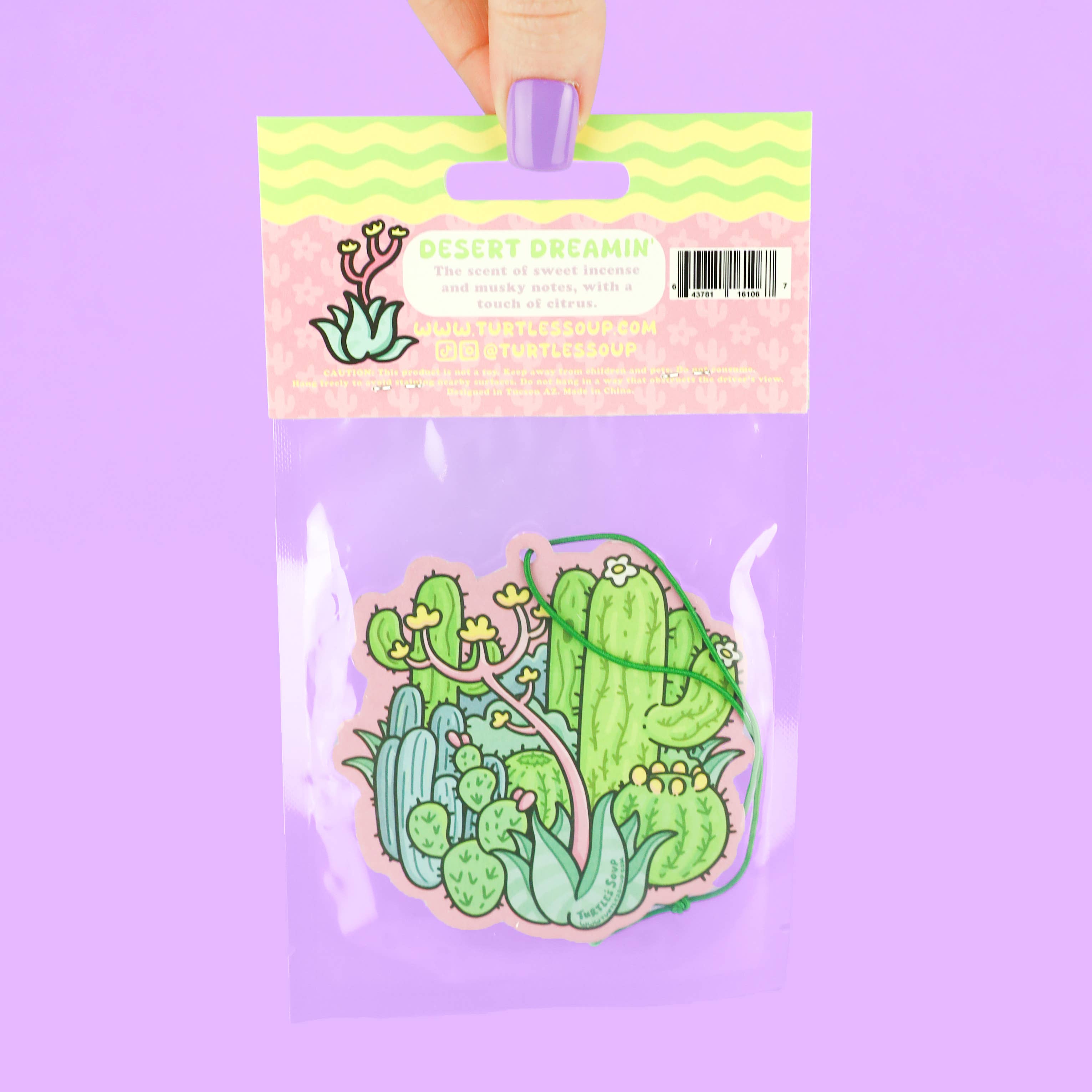 Turtle's Soup - Wholesale Car Freshener - Unisex - Desert Garden Car Vehicle Scented Air Freshener1