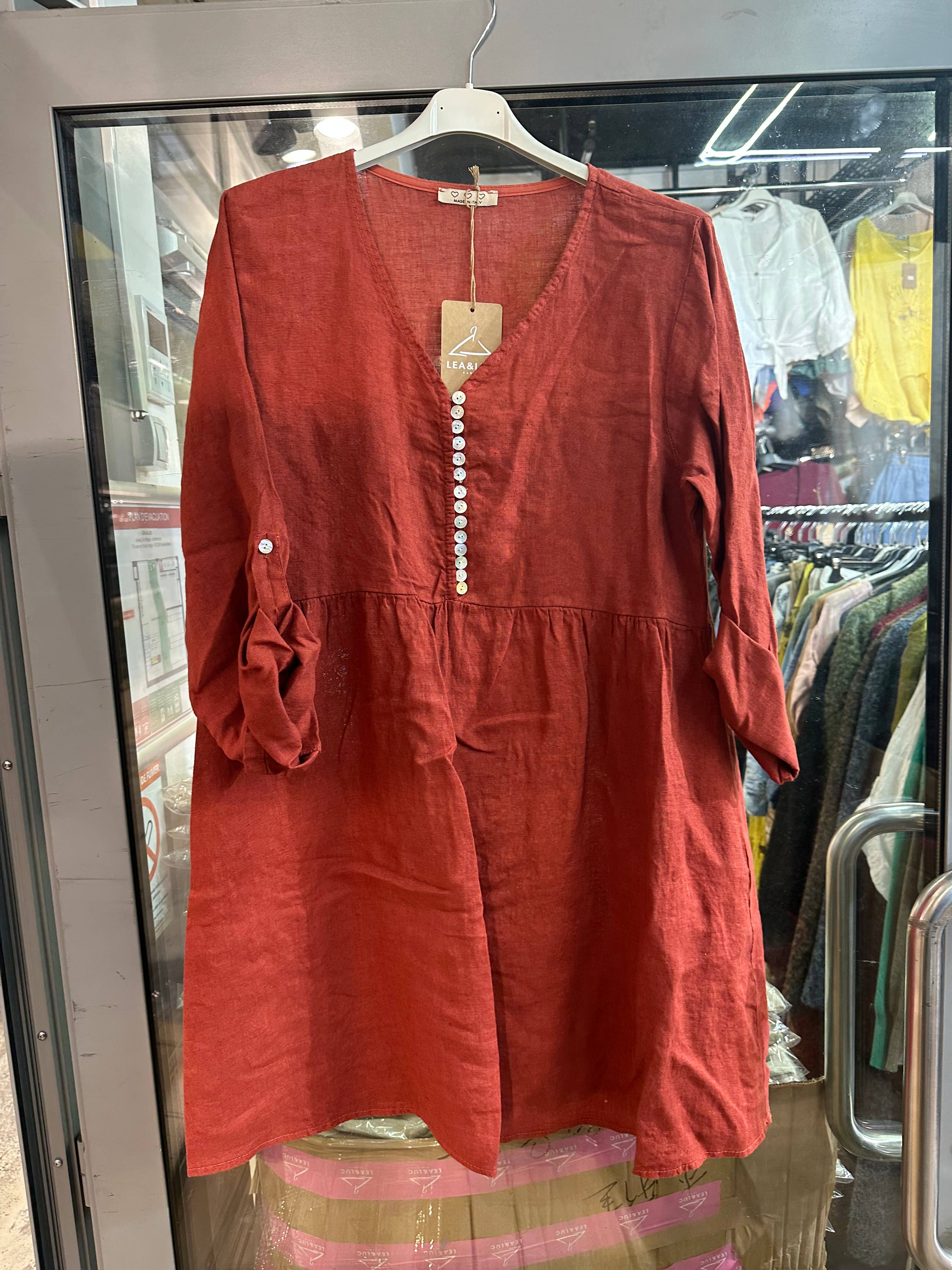 LÉA & LUC - Vendita all'ingrosso Vestito - Donna - Abiti in 100% lino RIF. 11394