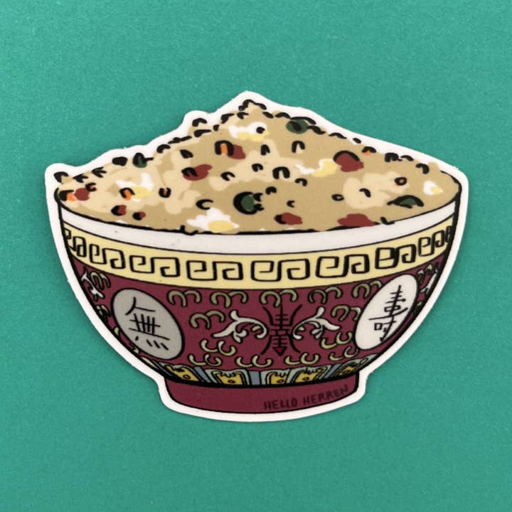 Fried Rice | Yu Fan | Chow Fan - Sticker for wholesale by Hello Herren