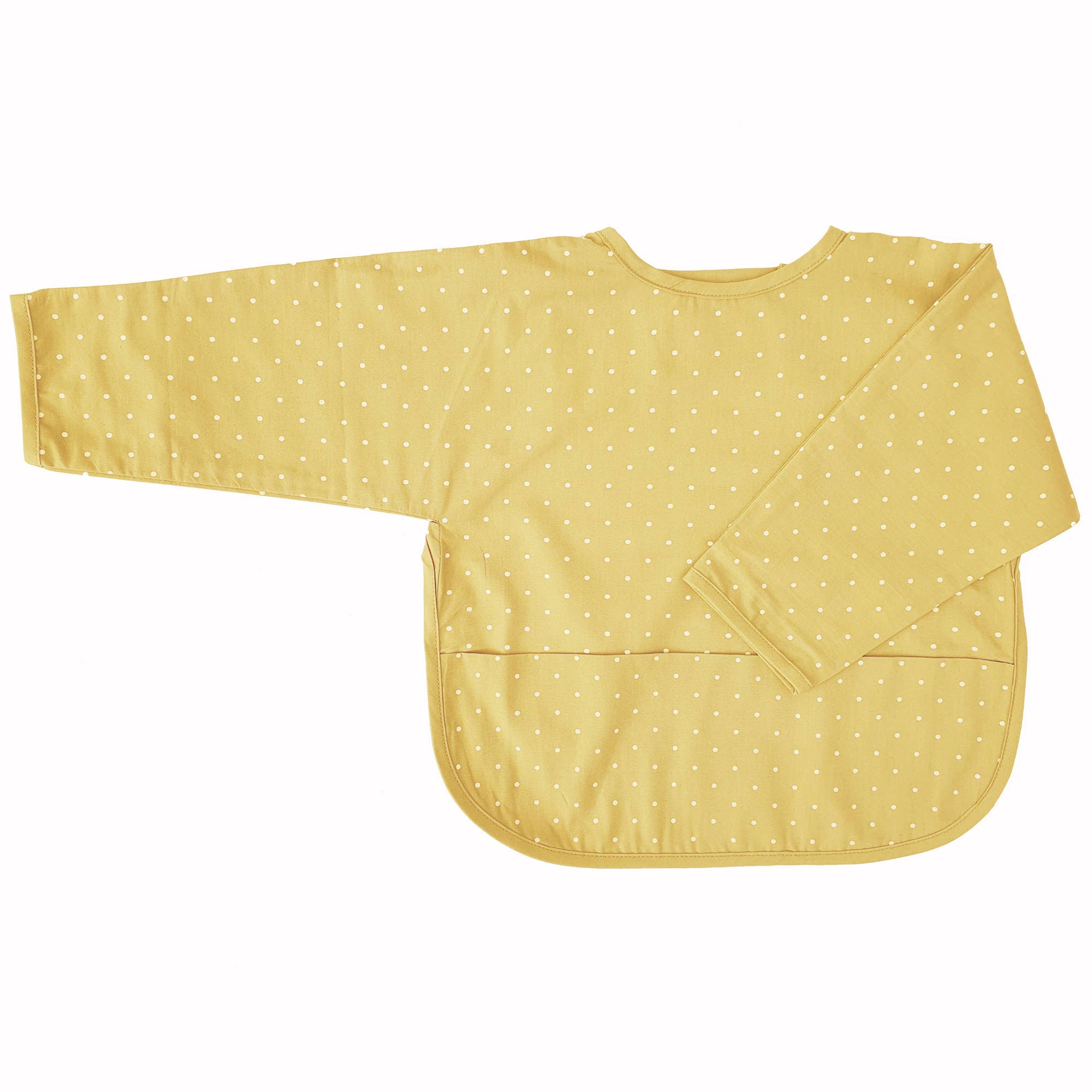 Summerville organic - Vente Bavoir - bébés - Bavoir bio pour bébé à manches Sun Yellow Dotty0