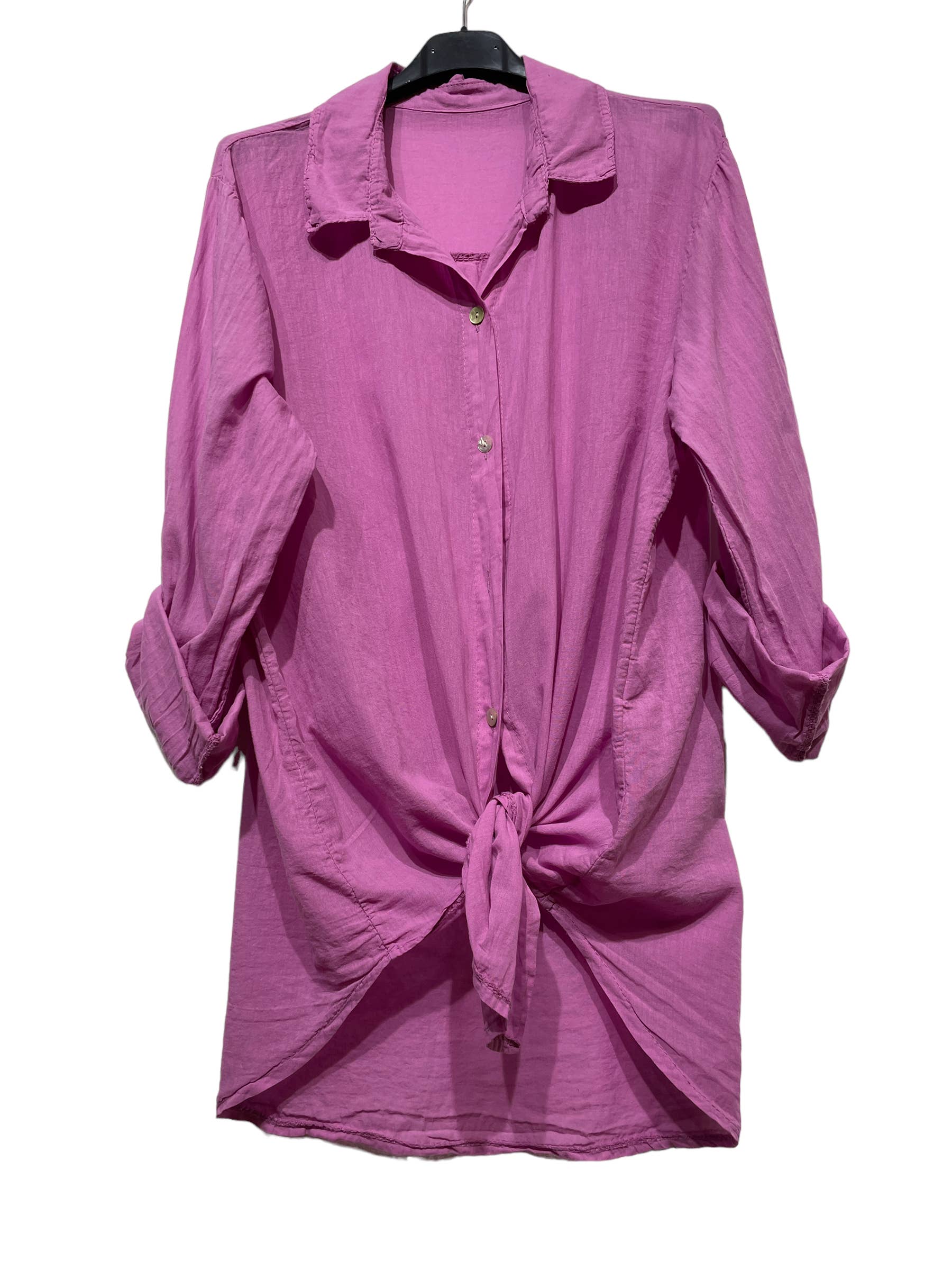 LINEN & COTTON HOUSE – wholesale Tröja med knappar – Dam – BUNDEN BOMULLSSKJORTA 42602 39