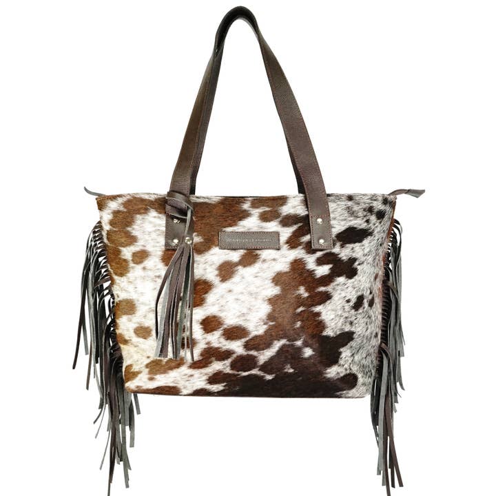 Rodeo - Wholesale Tote bag – Women's - Women cowhide bag with fringes H505C2