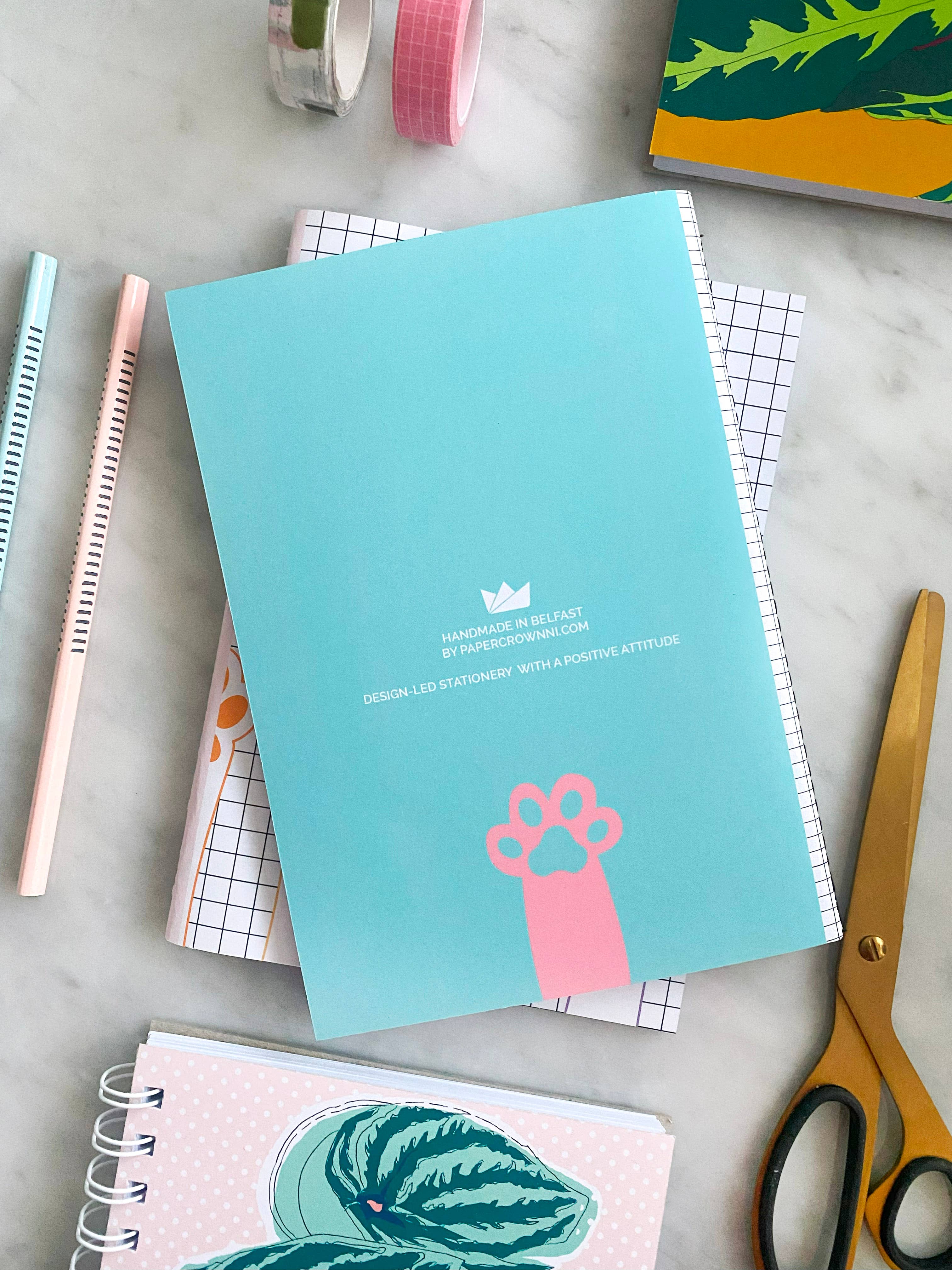 PAPERCROWN NI - Wholesale Notebook - Life is Better with Cats Lined A5 Notebook1