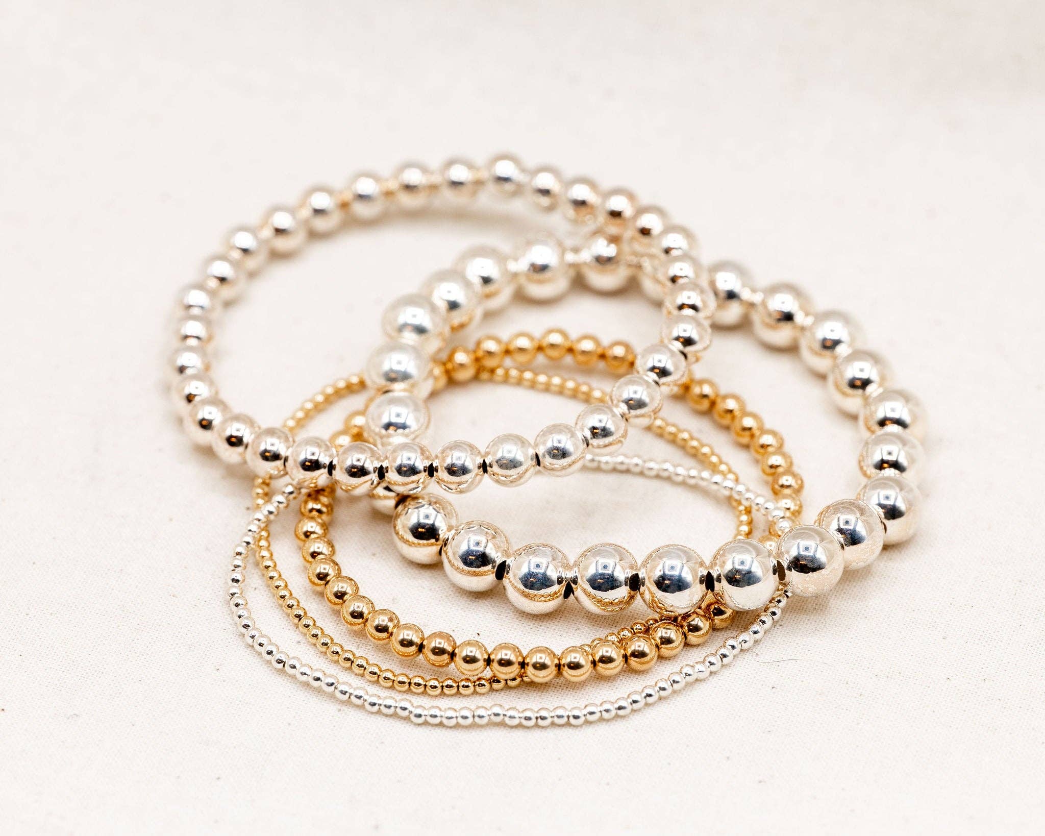 Nautically Northern - Wholesale Beaded Bracelet - Sterling Silver Beaded Bracelets6