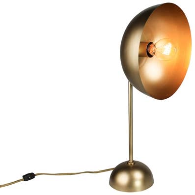 Rhea Table Lamp, Brass for wholesale by HomArt